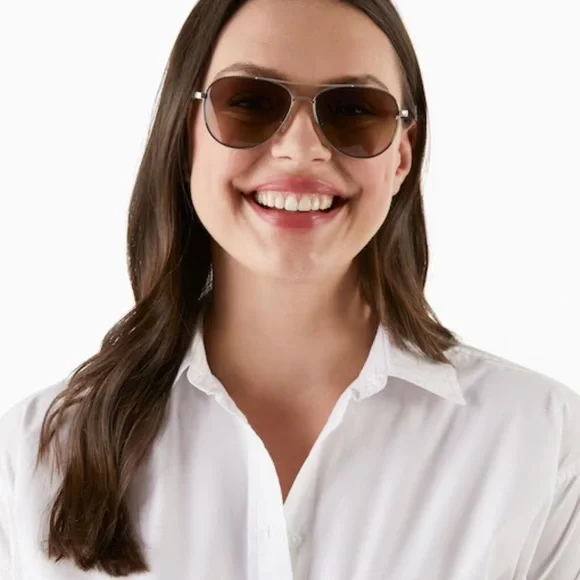 Kate Spade Emmaline Sunglasses Gold Aviators Brand New kate spade | Accessories | Kate Spade Emmaline Sunglasses  main image 3